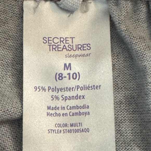 Cozy Grey pajama bottoms with Snowflake Design - Picture 4 of 4